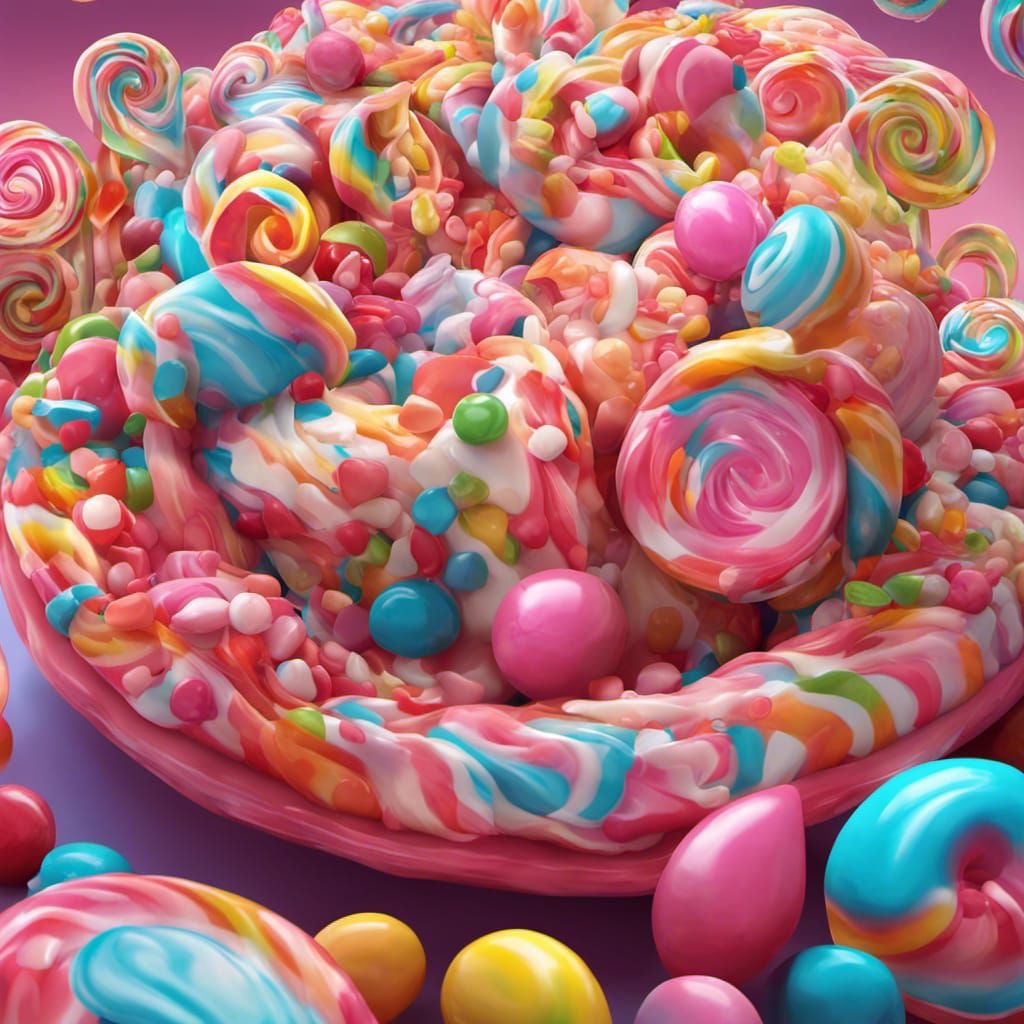 Candy Swing in Candyland Art Style