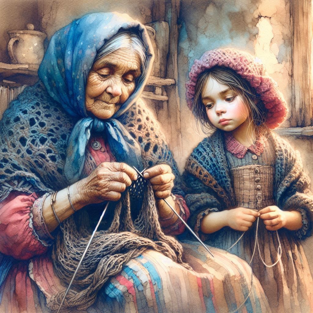 Learning the art of knitting