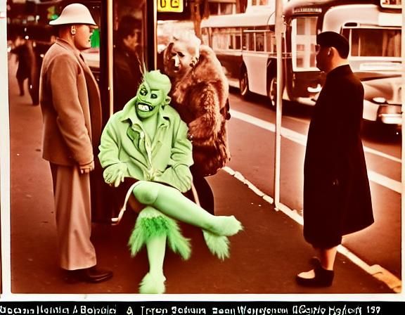Odd Folk near Trolley Stop