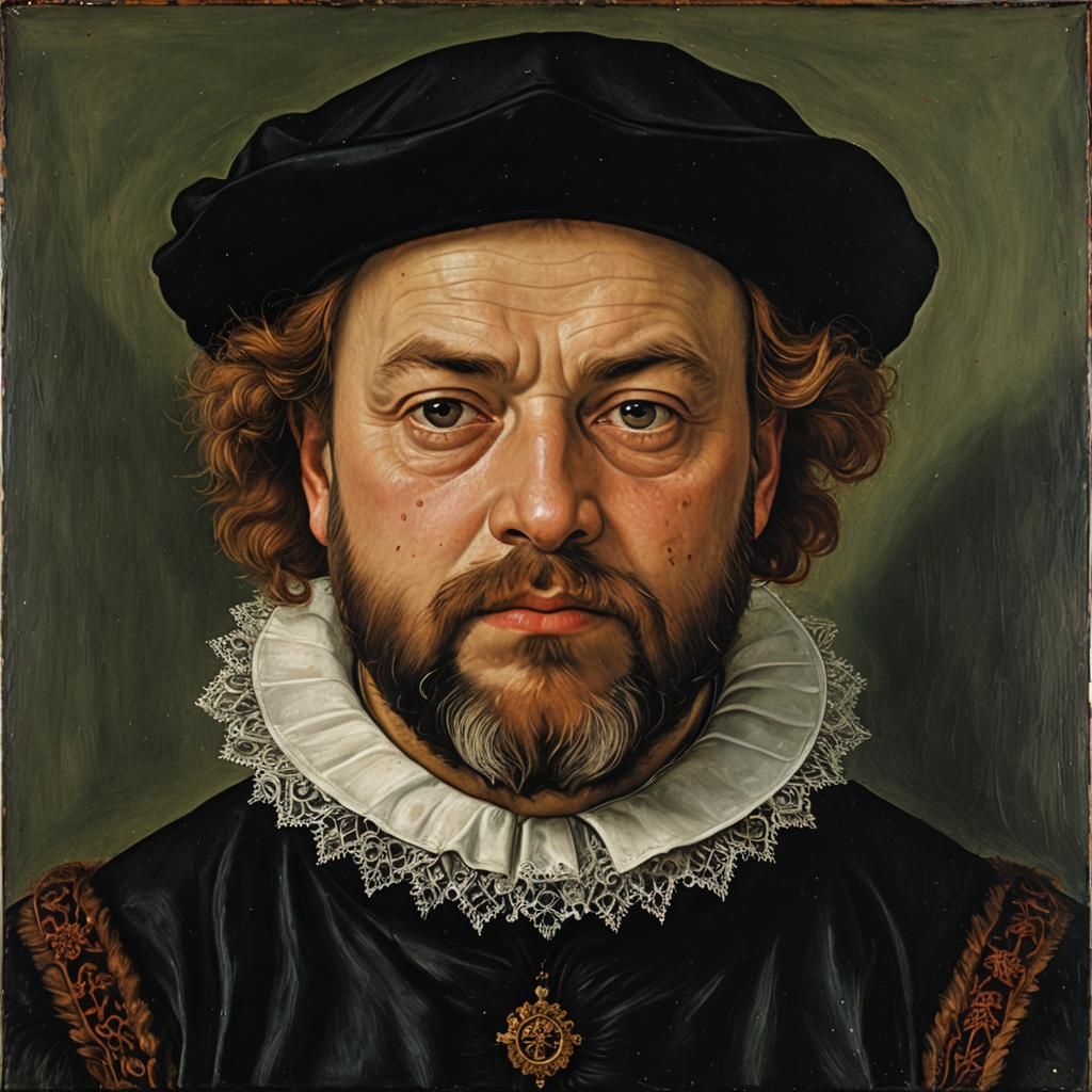 Self-portrait of Lucas Cranach