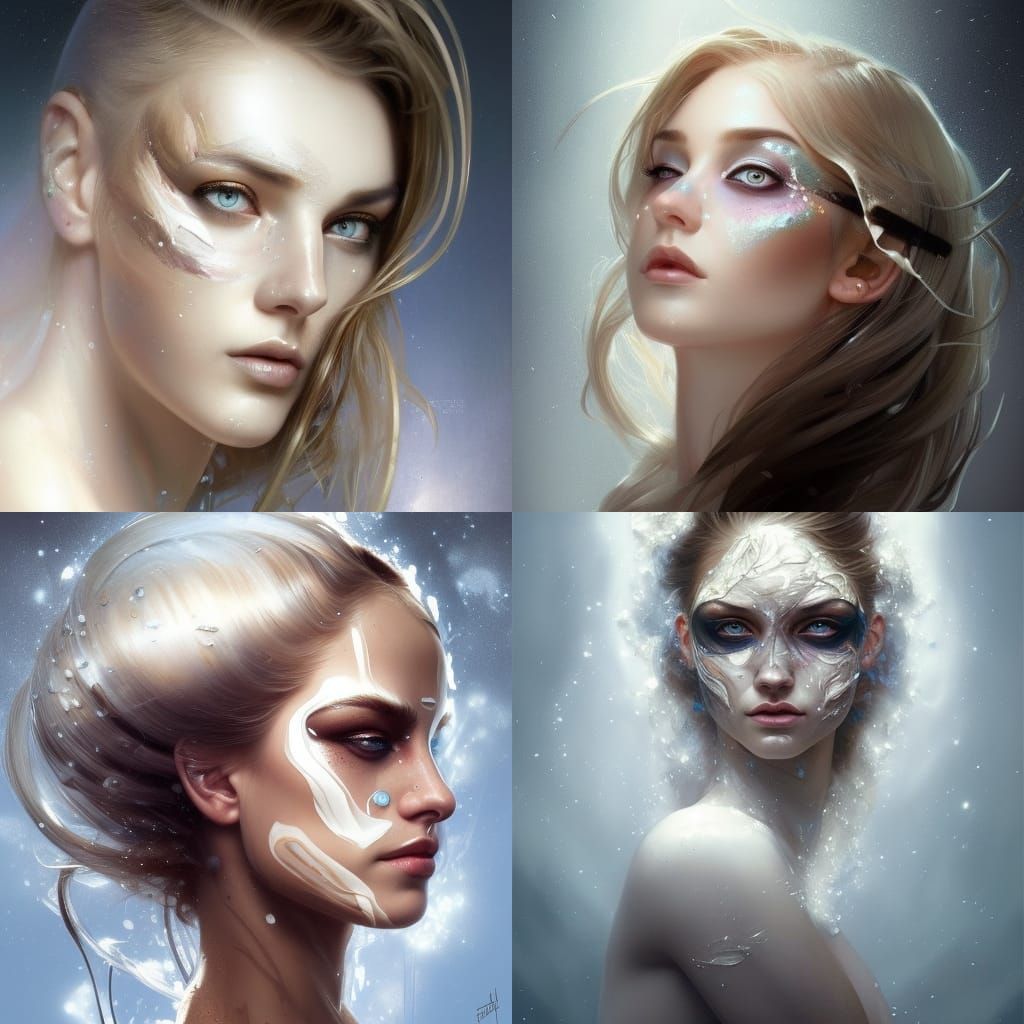 Sci-fi make up concepts #2 - AI Generated Artwork - NightCafe Creator