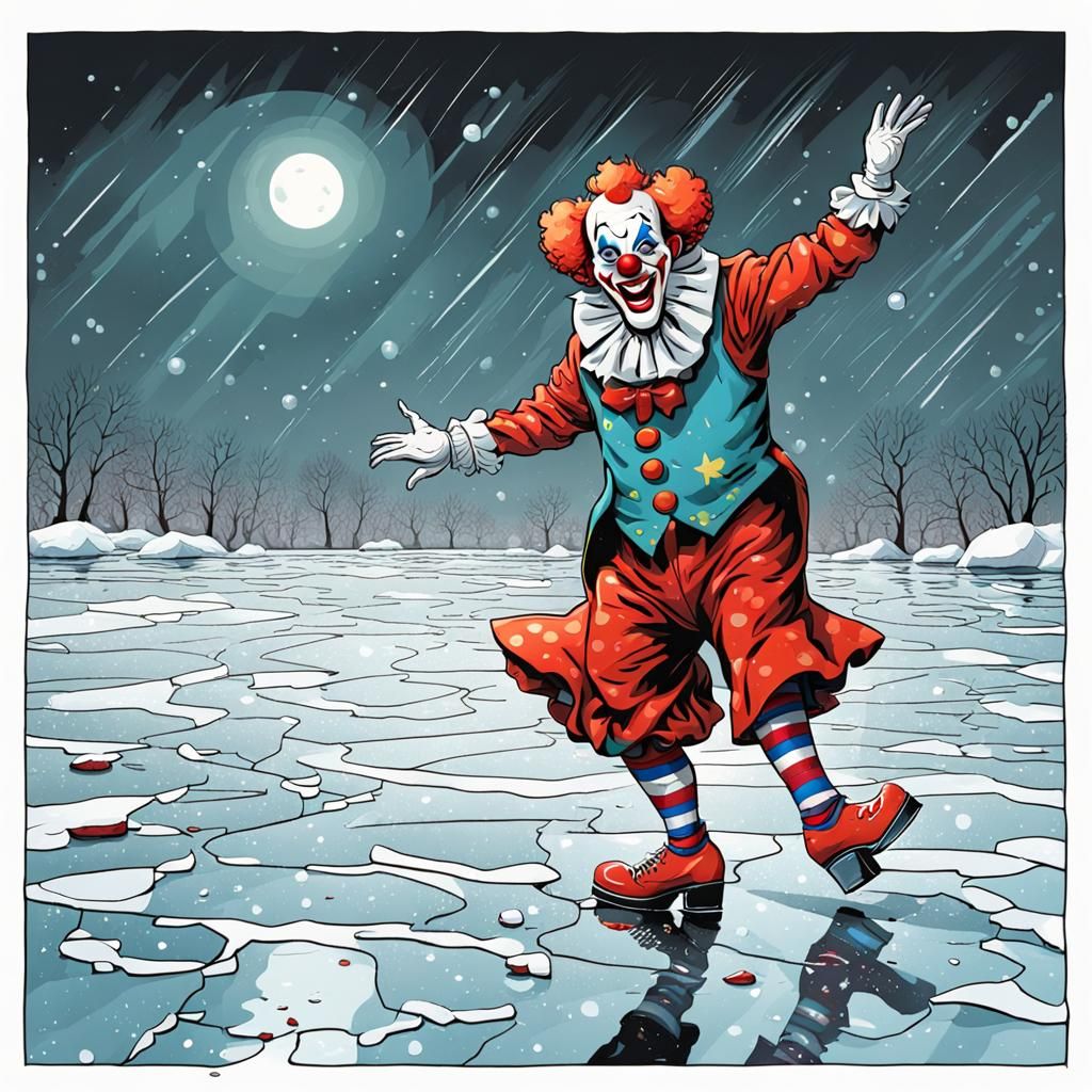 Dancing on Thin Ice  by @Sandie Slimehead