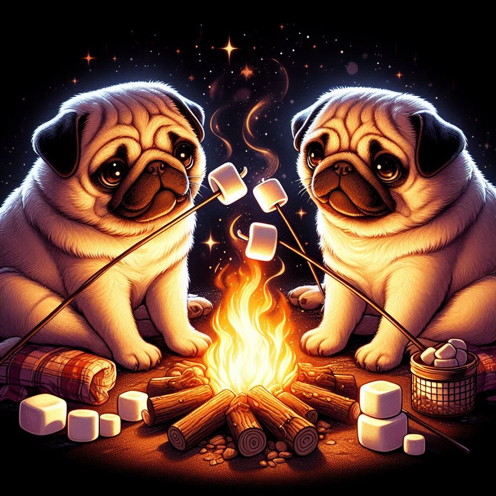 roasting marshmallows