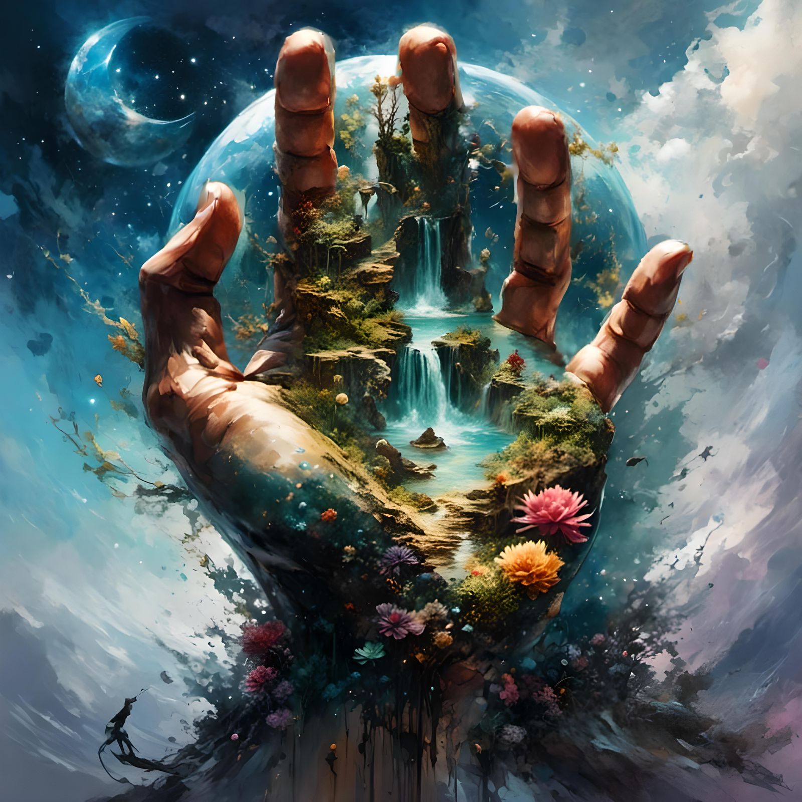 The future is in the palm of our hand  by @St_Moses