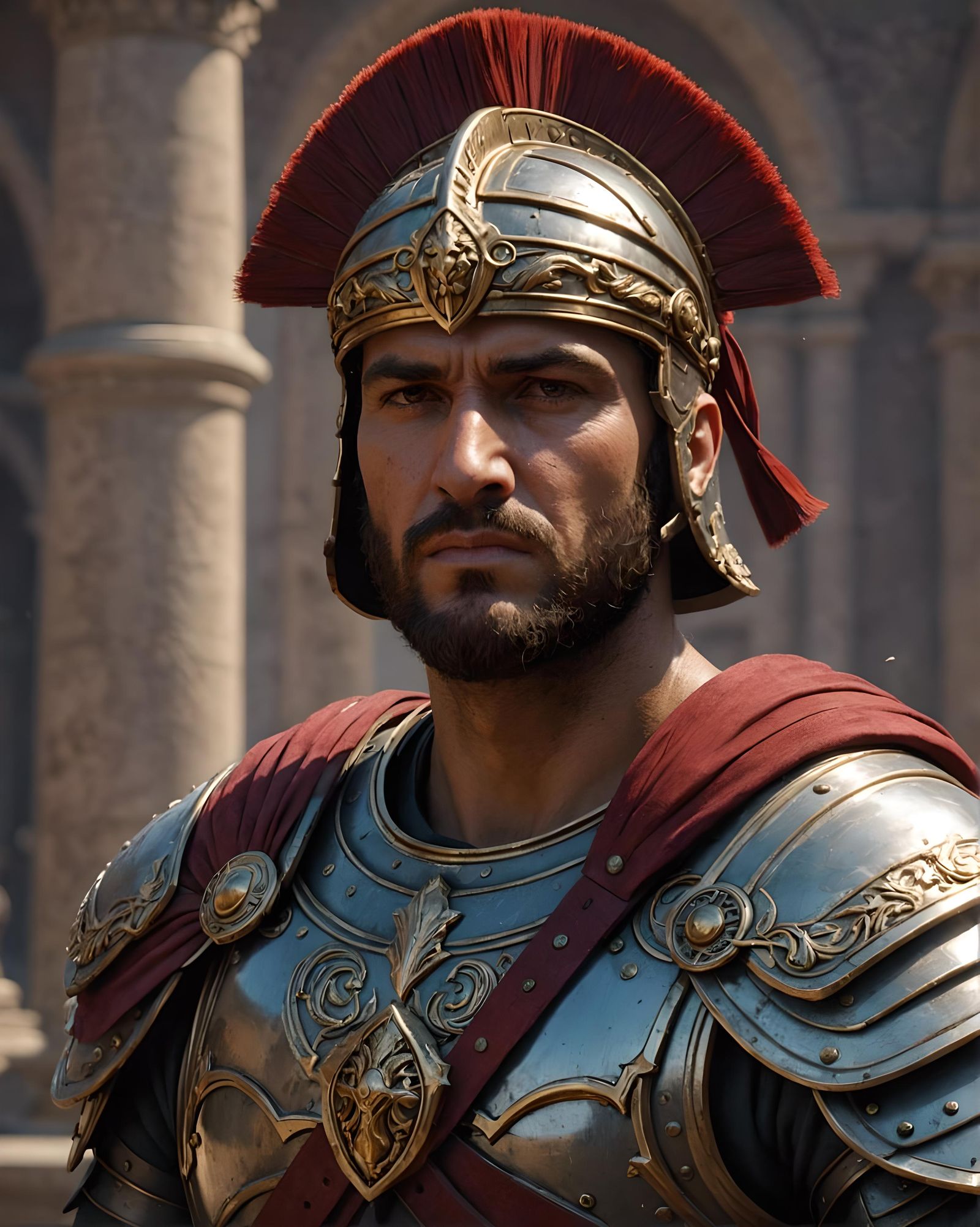 A Roman centurion by stable core - AI Generated Artwork - NightCafe Creator