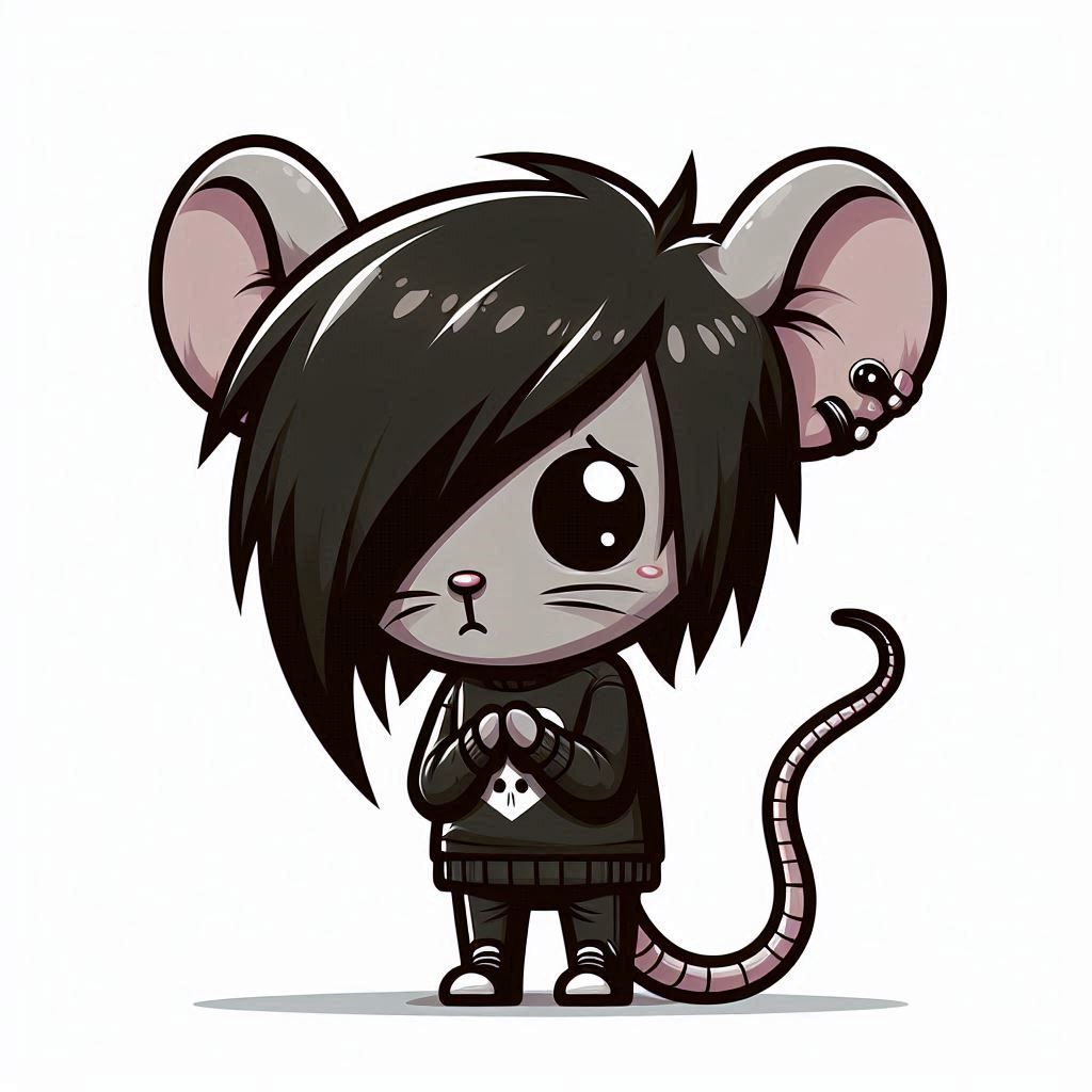 Shy Emo Mouse