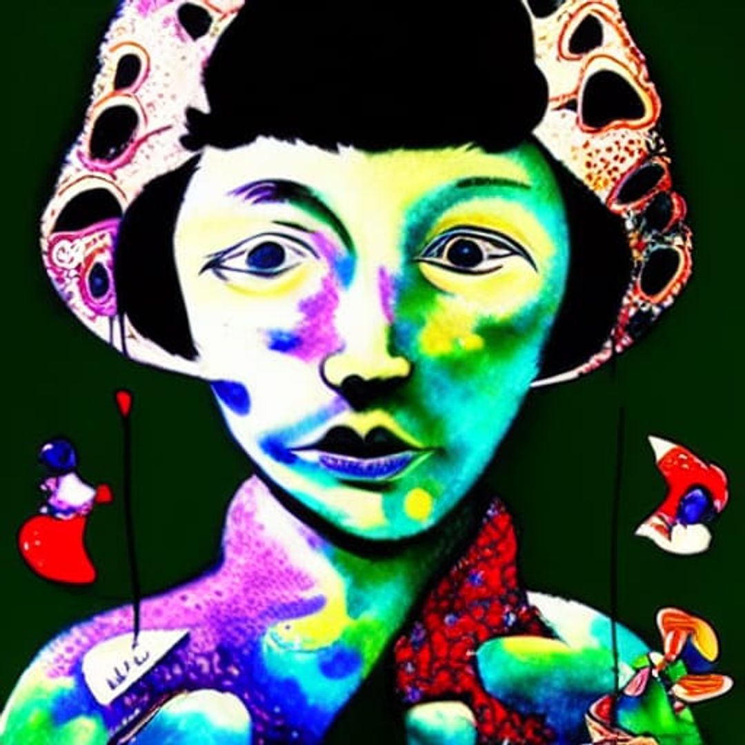 blue ink drawing AI Generated Artwork NightCafe Creator