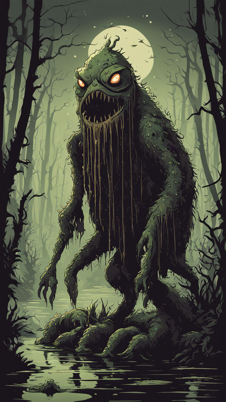 A Gallery of Darkness - The Swamp Creature