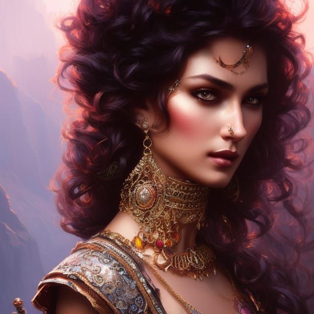 beautiful gypsy girl - AI Generated Artwork - NightCafe Creator