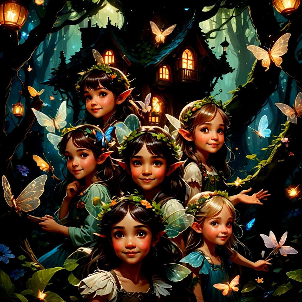 Epically, Detailed, Stunningly, Beautiful Happy, Adorable Fa...