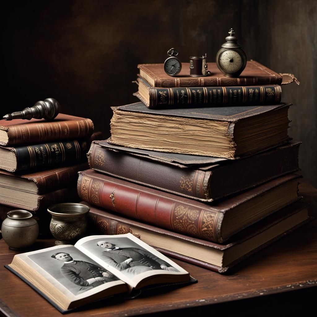 Stack of books  by @John Slegers