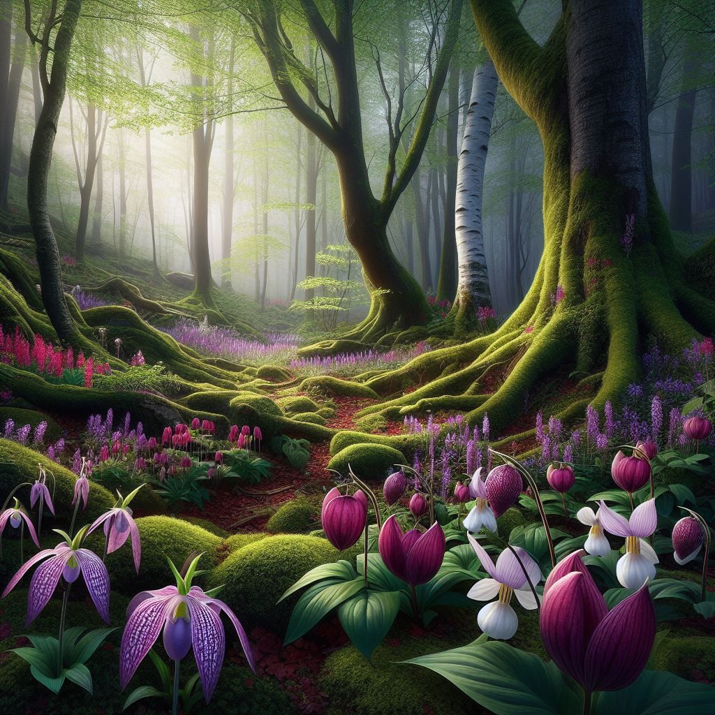 Enchanted woodland flowers