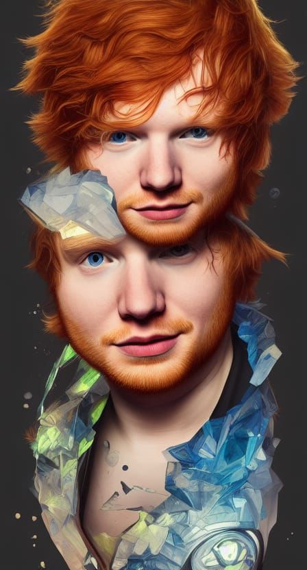 Ed Sheeran as a superhero