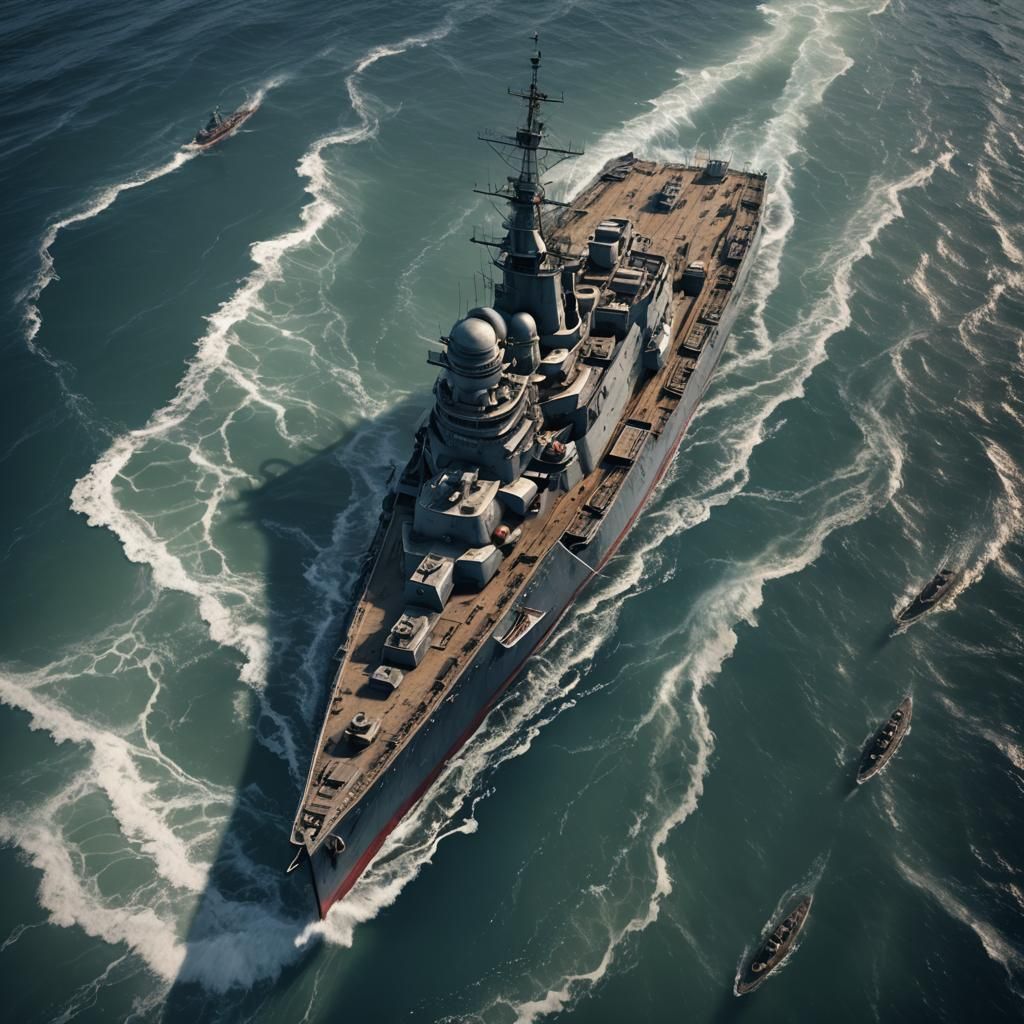A British World War 2 Destroyer On The Bottom Of The Ocean AI a-british-world-war-2-destroyer-on-the-bottom-of-the-ocean-ai