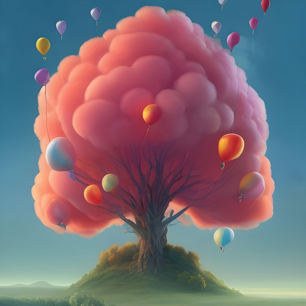 Cotton Candy Tree  by @David Gotet