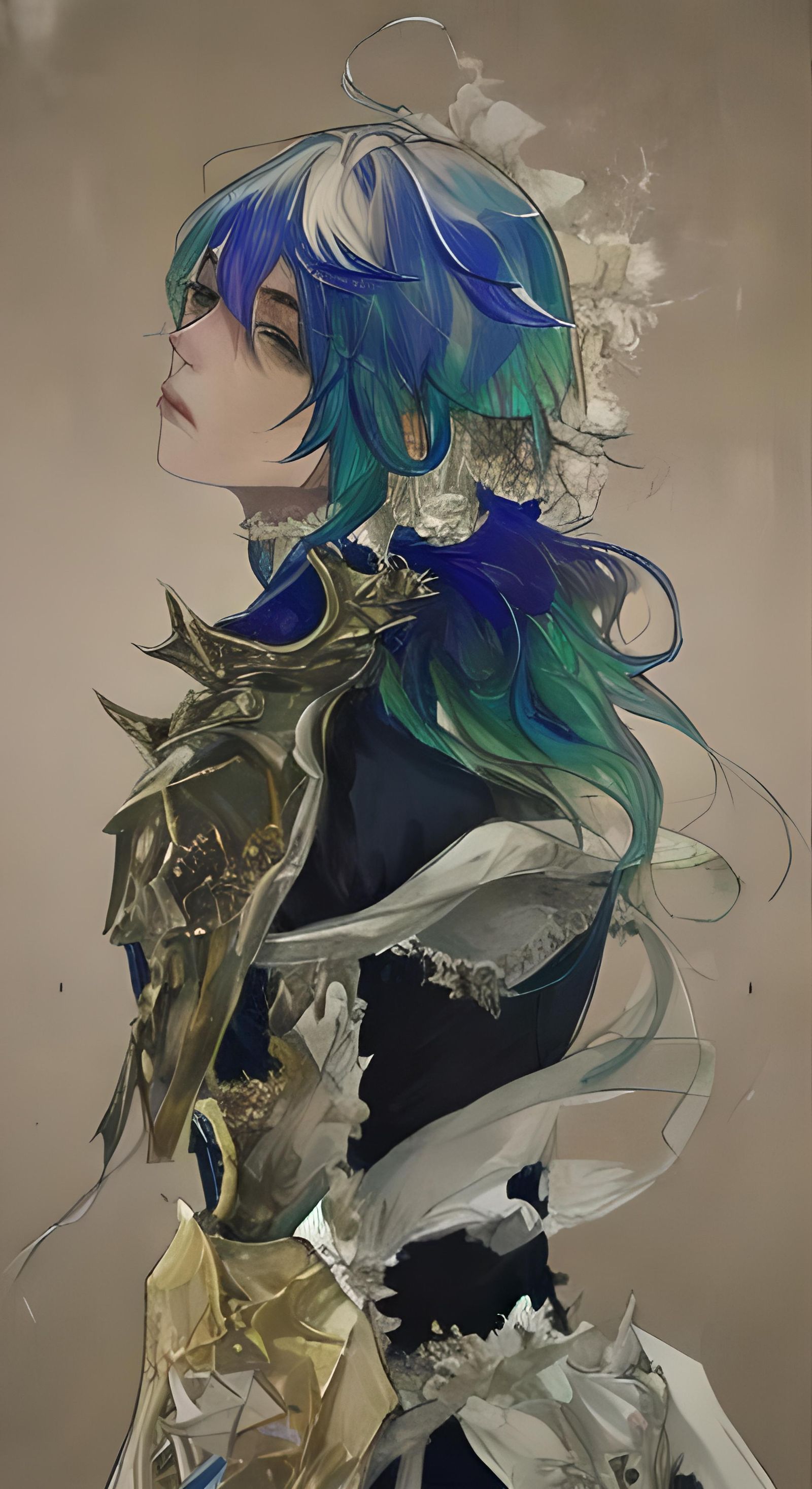 Anime painting style