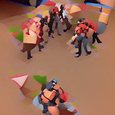 Team Fortress 2 conga line