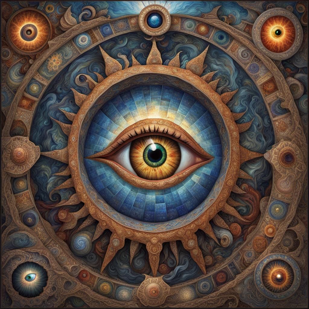 "puzzle eye of God"