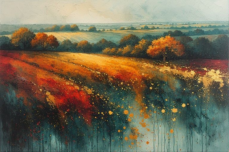 The English Countryside colours of Autumn