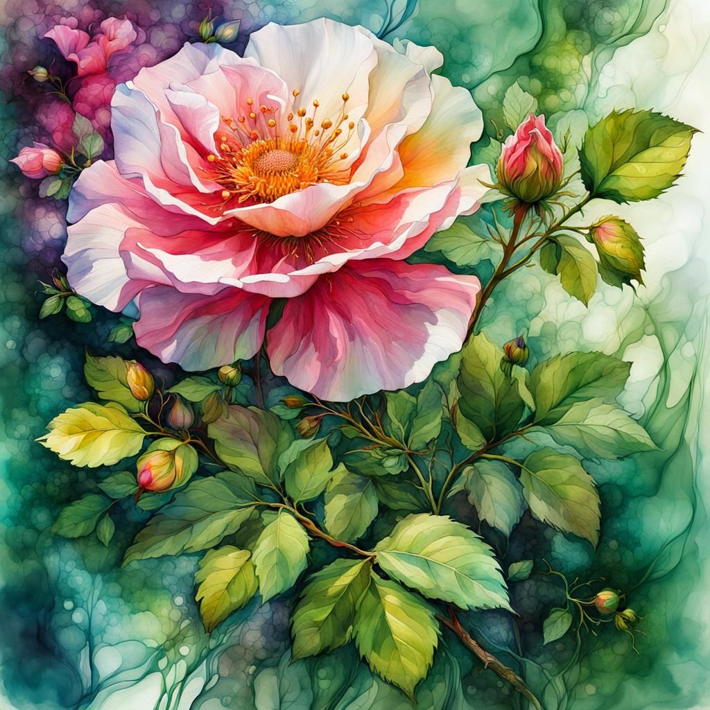 The Wild Rose  by @Hesione