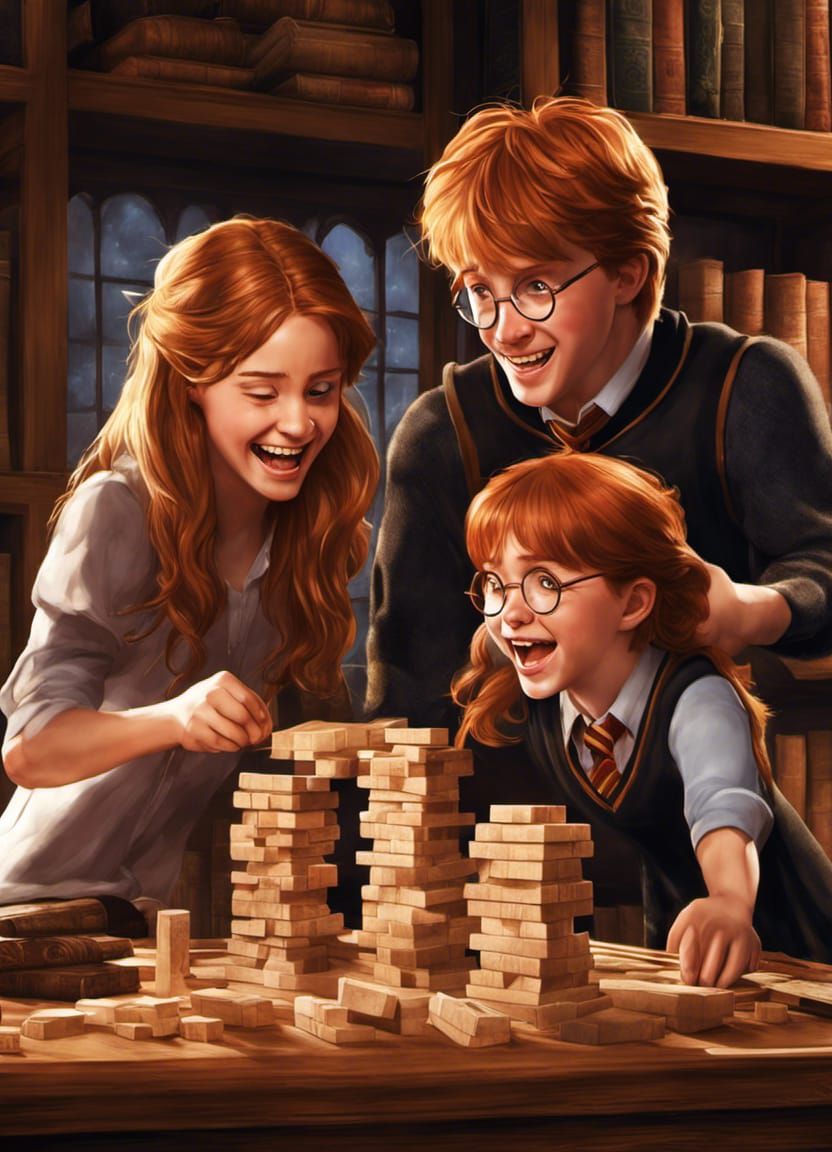 It’s Ginger Jenga Night! 🧡 - AI Generated Artwork - NightCafe Creator