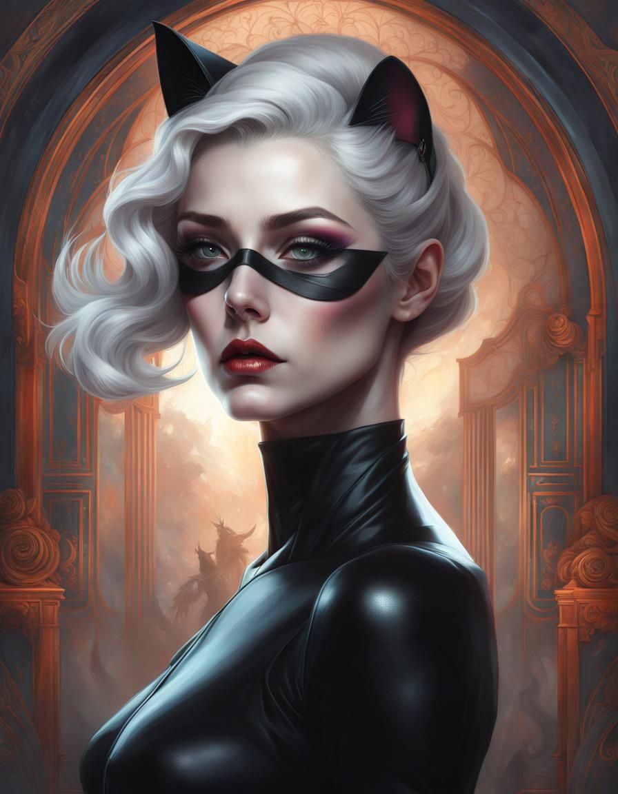 Black Cat - AI Generated Artwork - NightCafe Creator