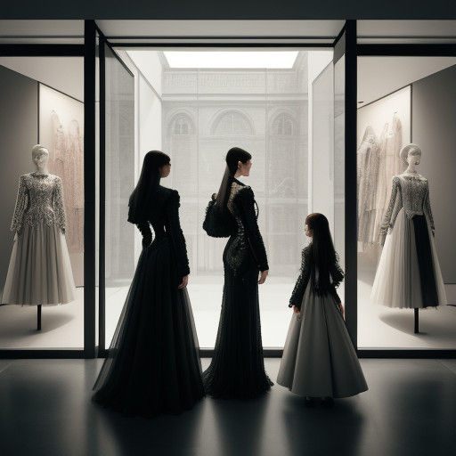 High-End Fashion Family in Soft, Warm Light