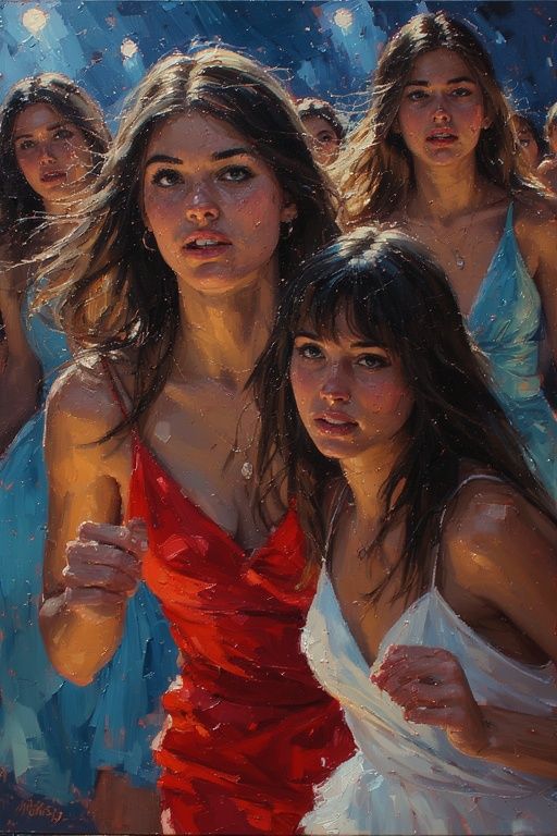 ZOMBIE PROM NIGHT.  - TEENAGERS RUNNING AWAY FROM ZOMBIES ON...