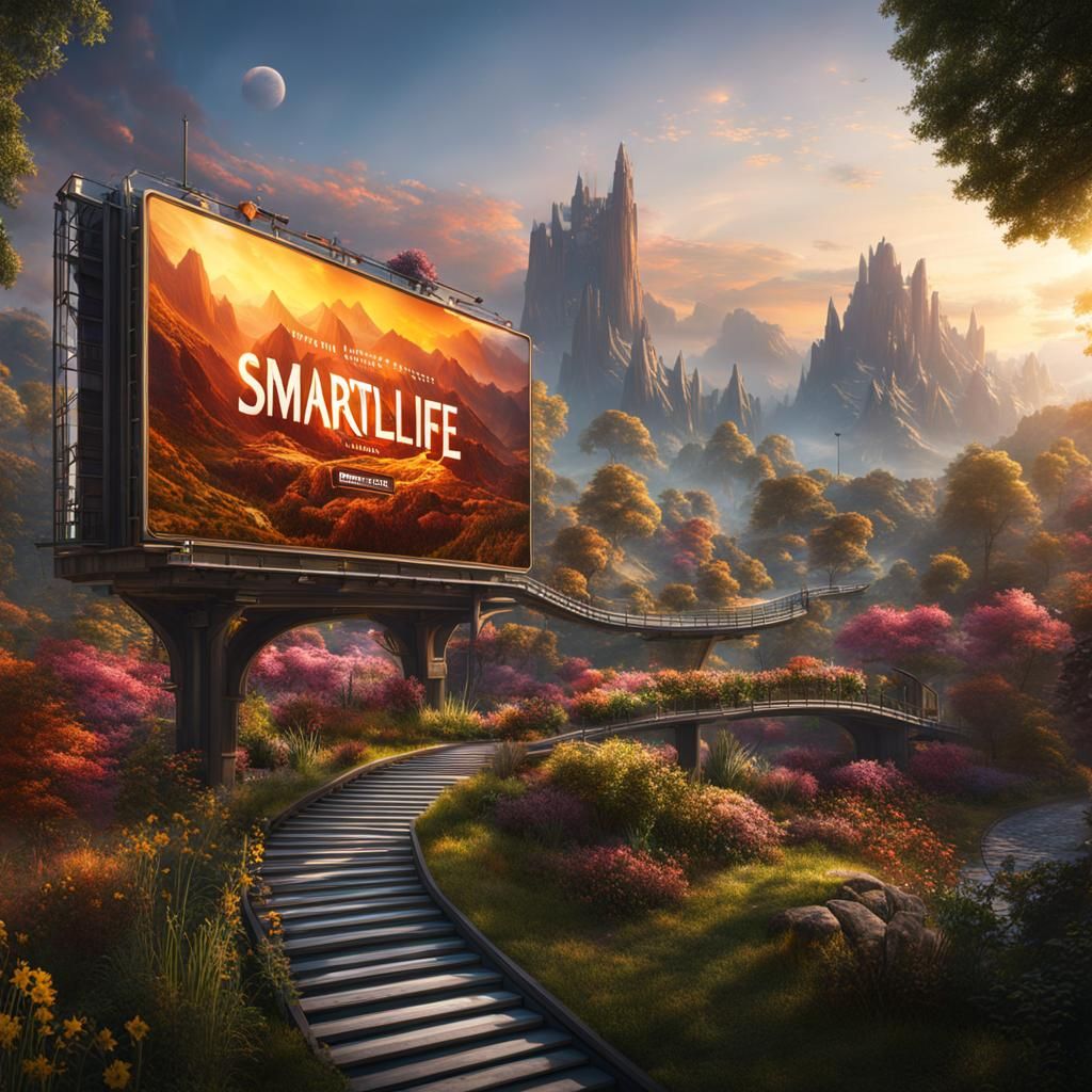 Billboard advertisement
SmartLife Organizer