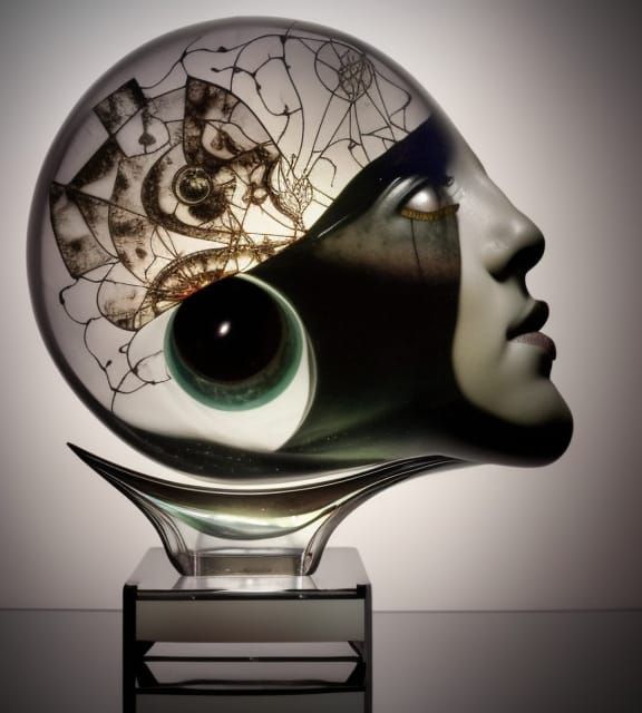 Abstract Astral Projection: Visceral Cosmos in Translucent G...