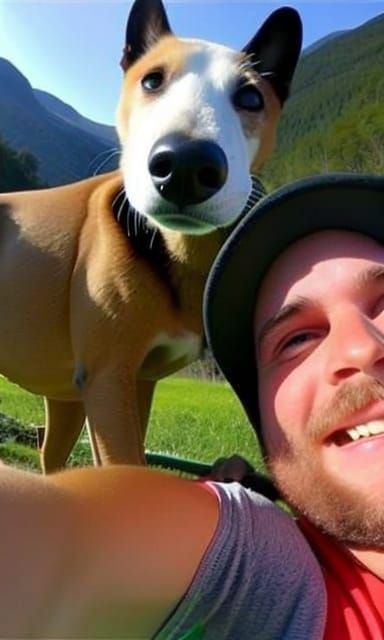 Funny Animal Photobomb Selfie