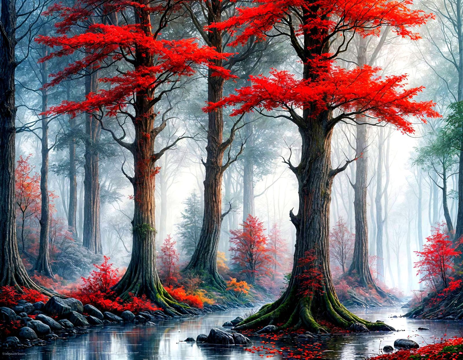 Forest Scene  by @IslaSkye