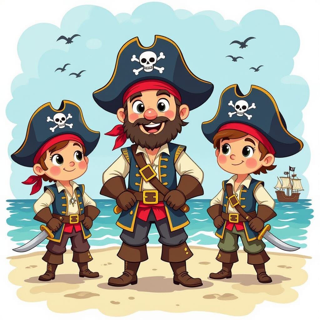 Television cartoons in pirates   by @Steve Dufour