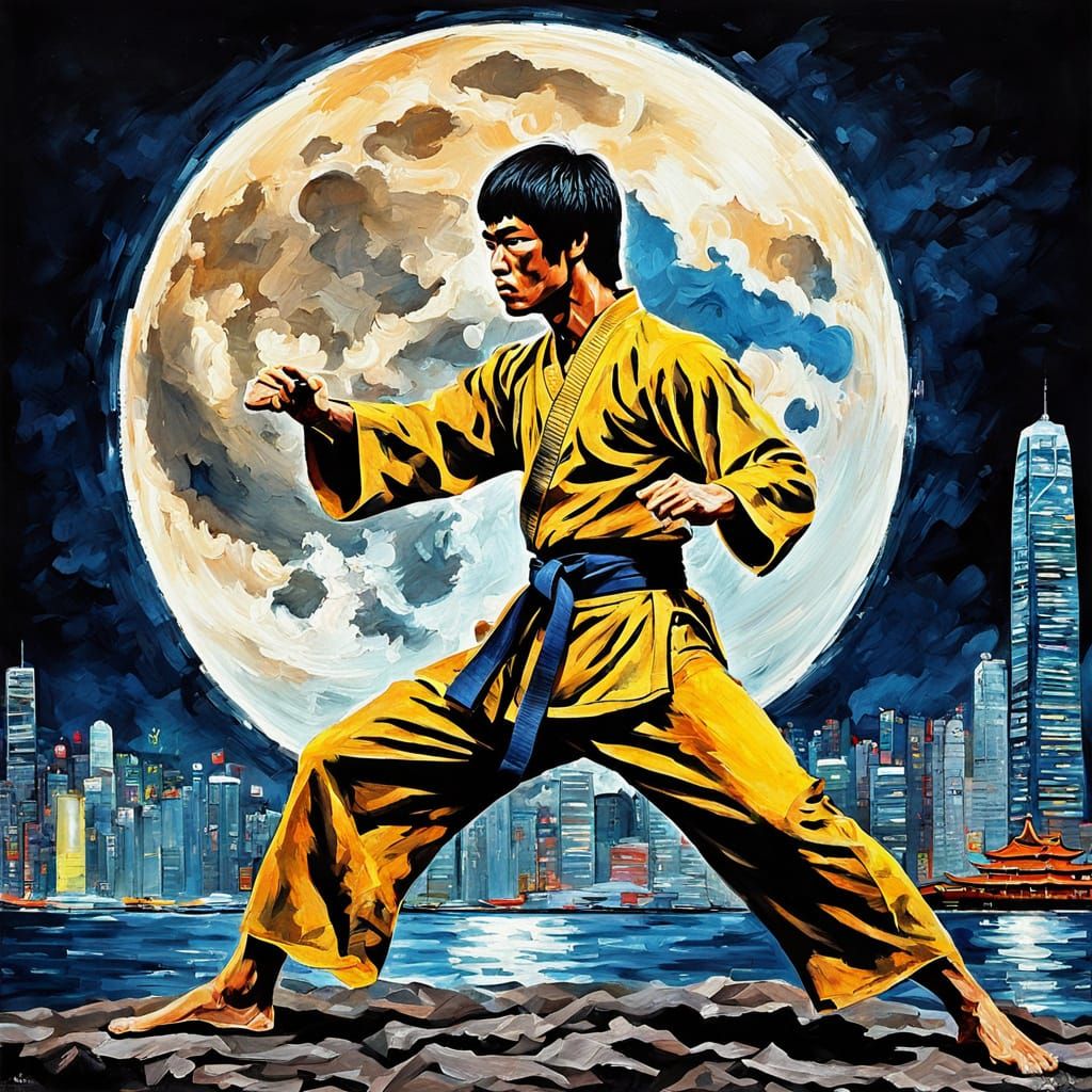 Bruce Lee  by @nafri