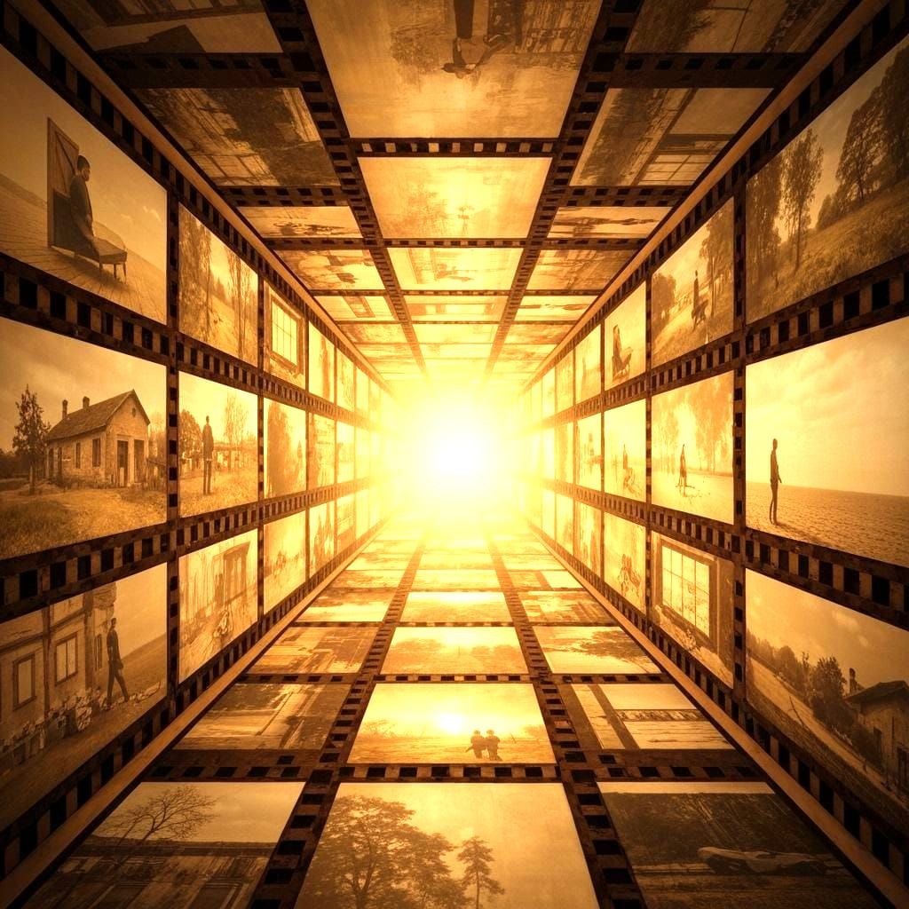 Hallway of faded moments  by @FarSeeker