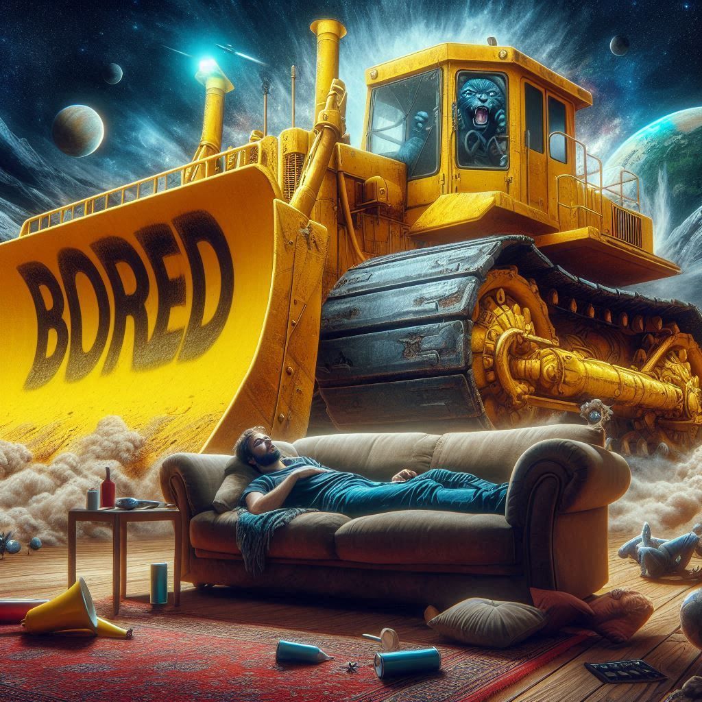 Boredozer (Boredom + Bulldozer)