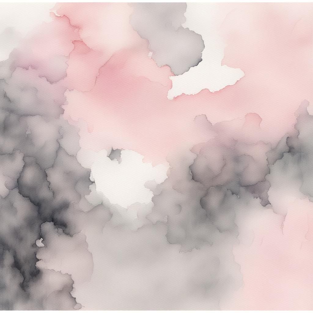 Light pink and grey watercolor. Full cover. q1.2 AI Generated Artwork NightCafe Creator