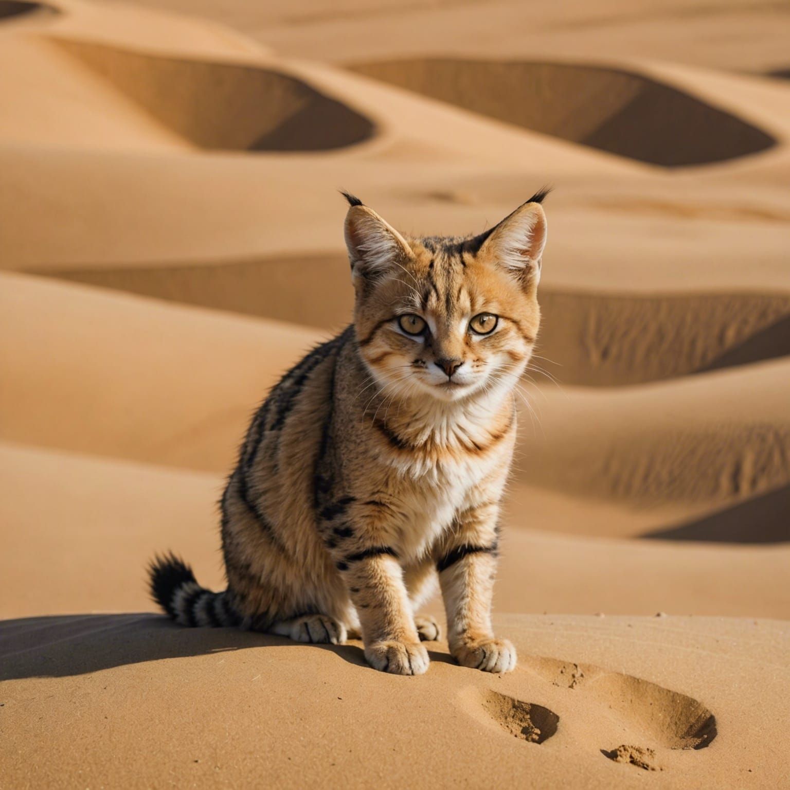 the sand cat of the dune
