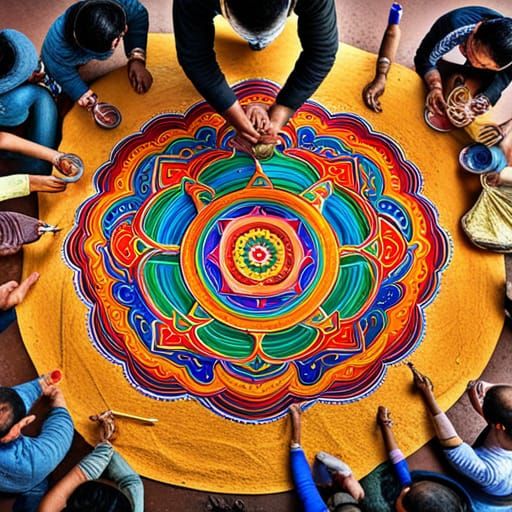 Tibetan Sand Mandalas Jon Nils Fogelberg, EcoEcho, and You