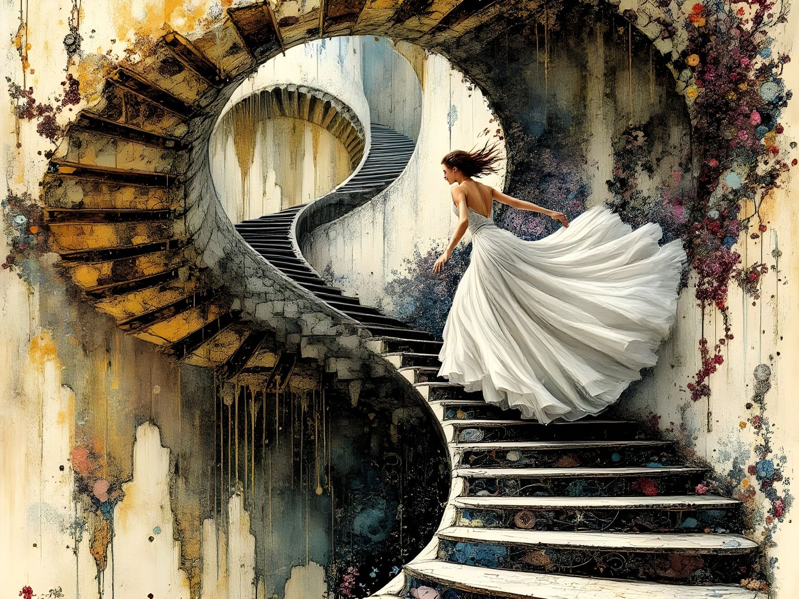 Spiral Stairs  by @Laura James