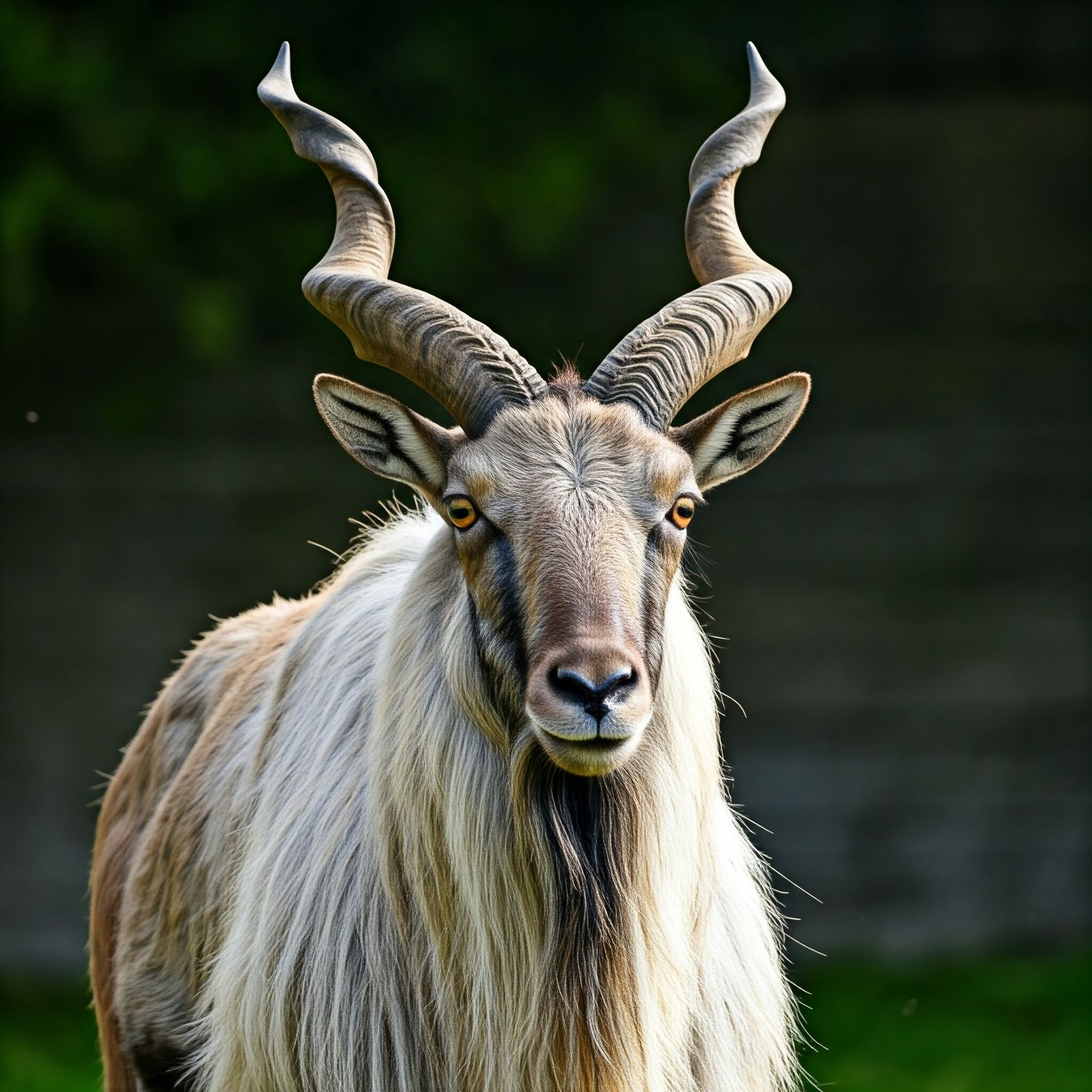 Facing a Markhor