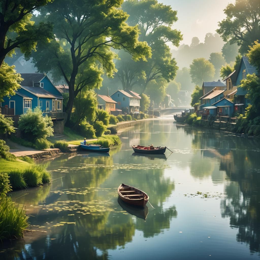 River village  by @On_The_Dailey