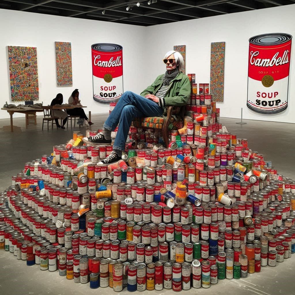 installation:"Throwaway Art"