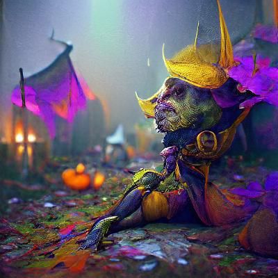 Halloween Goblin in Town