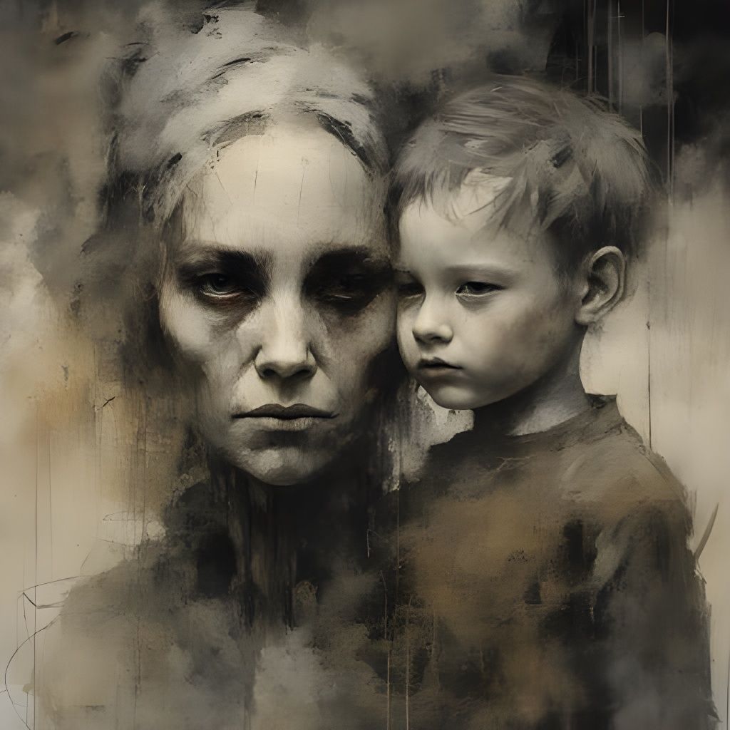mother and son