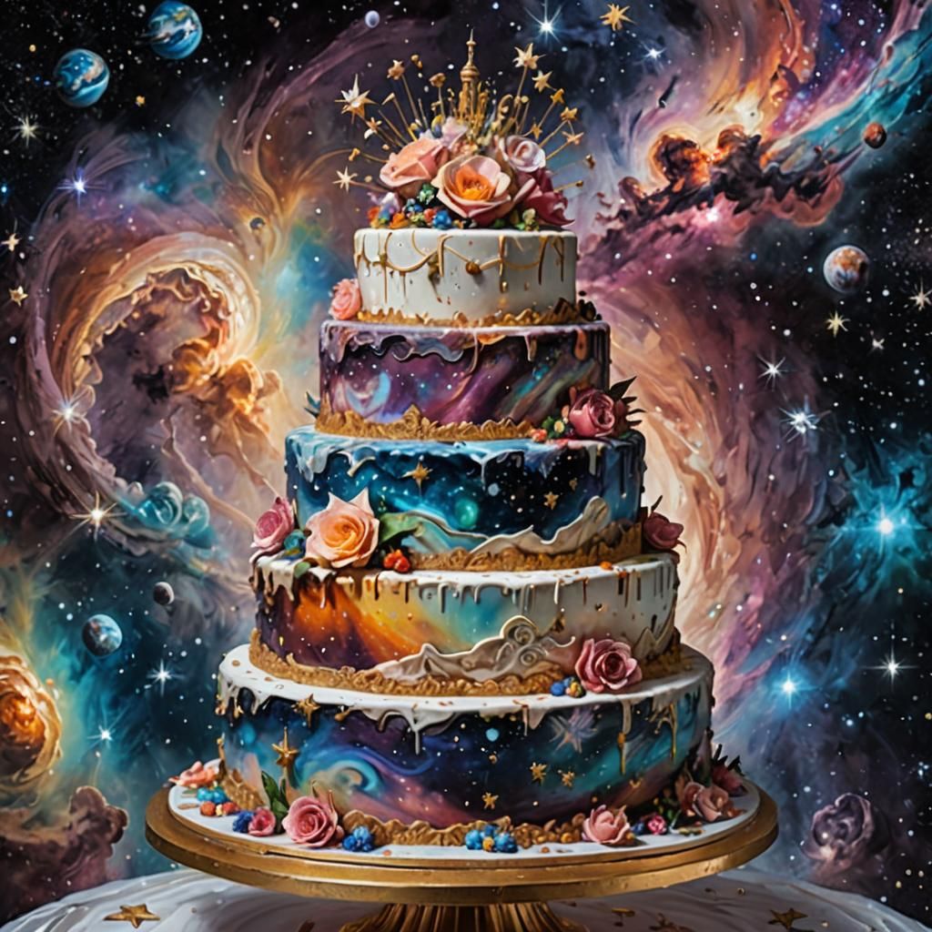 "This cake is out of this world!"