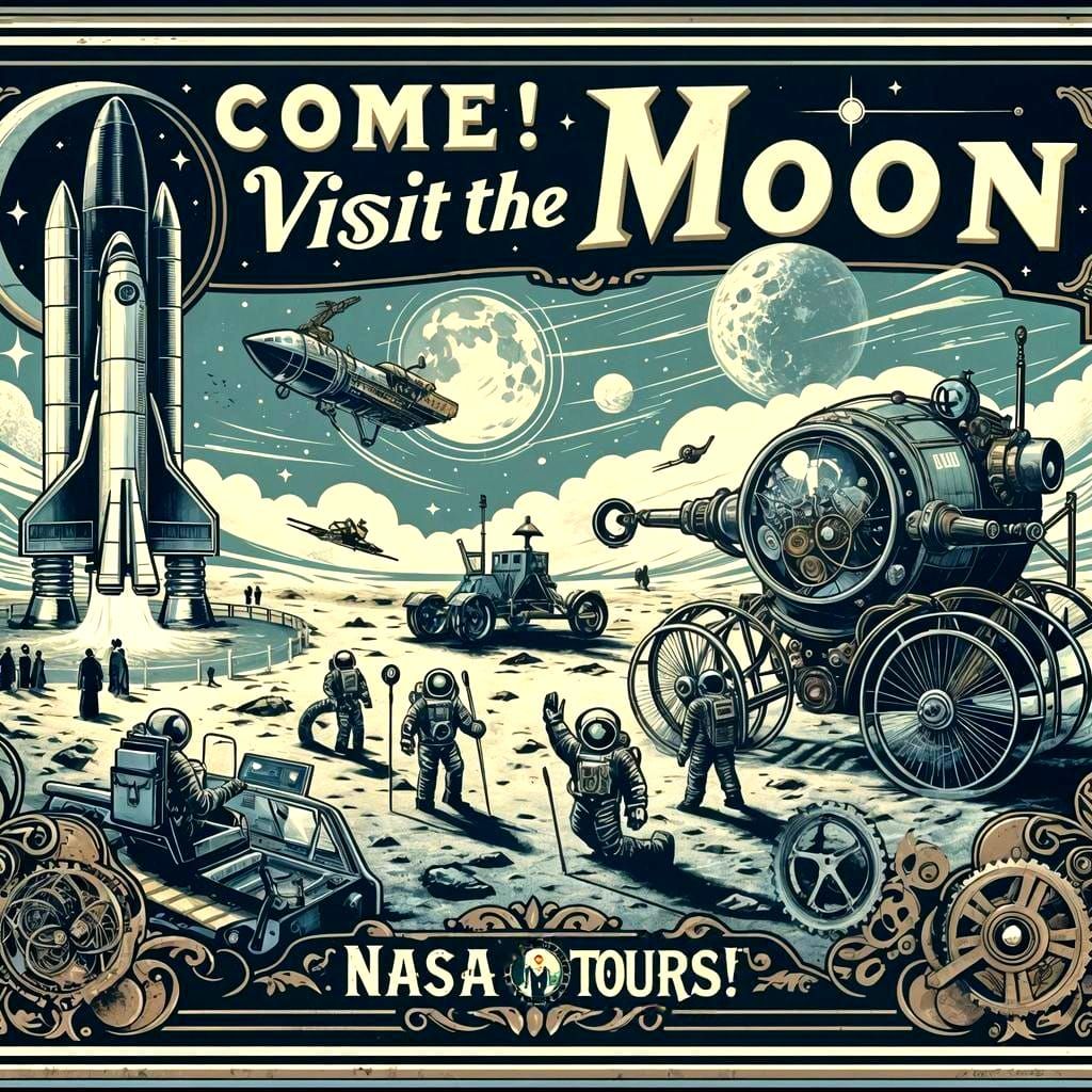 NASA Moon Tours!  by @ZenAmoreNC