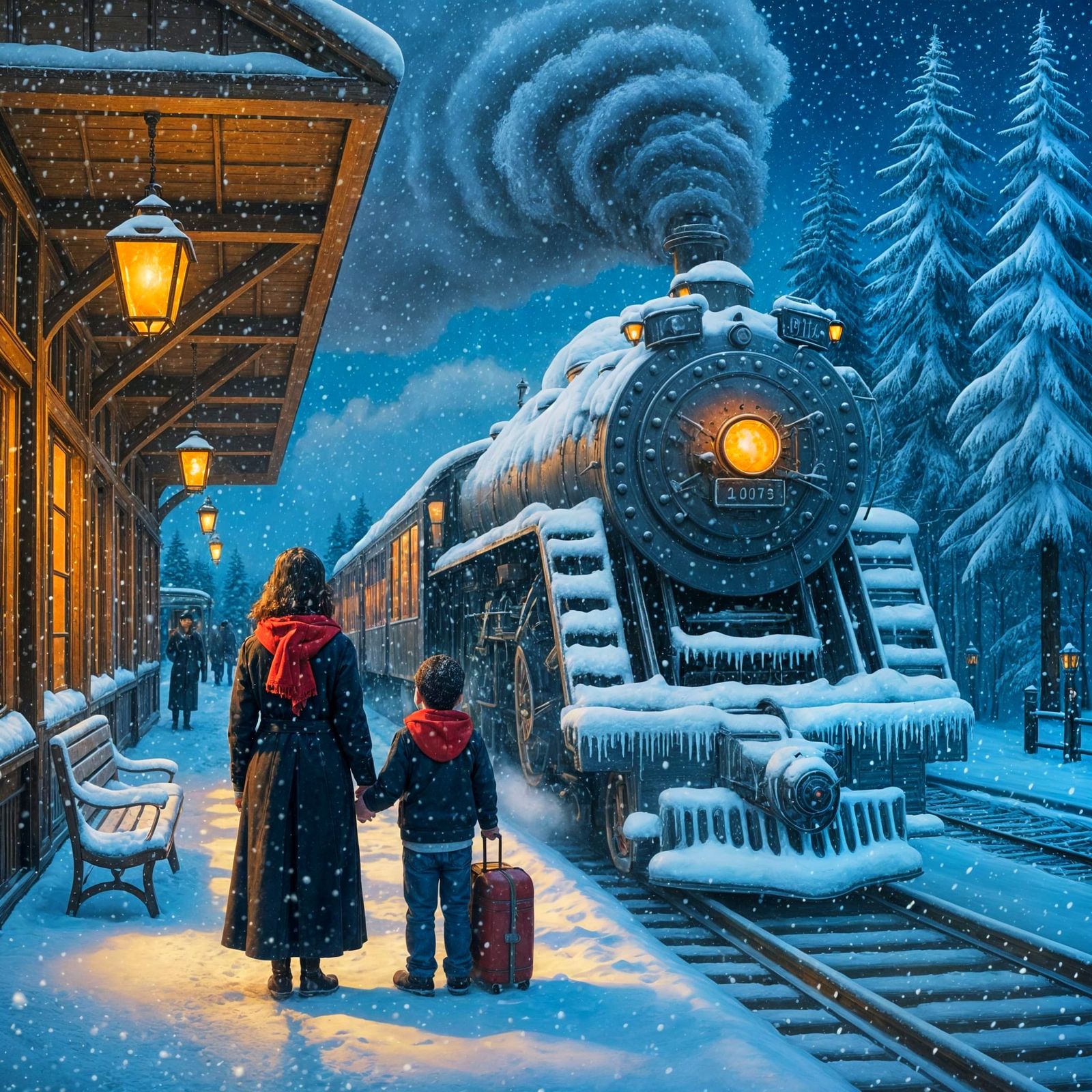 The Train to Tomorrow  by @Hinty