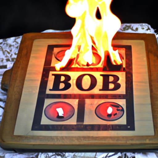 ouija board on fire