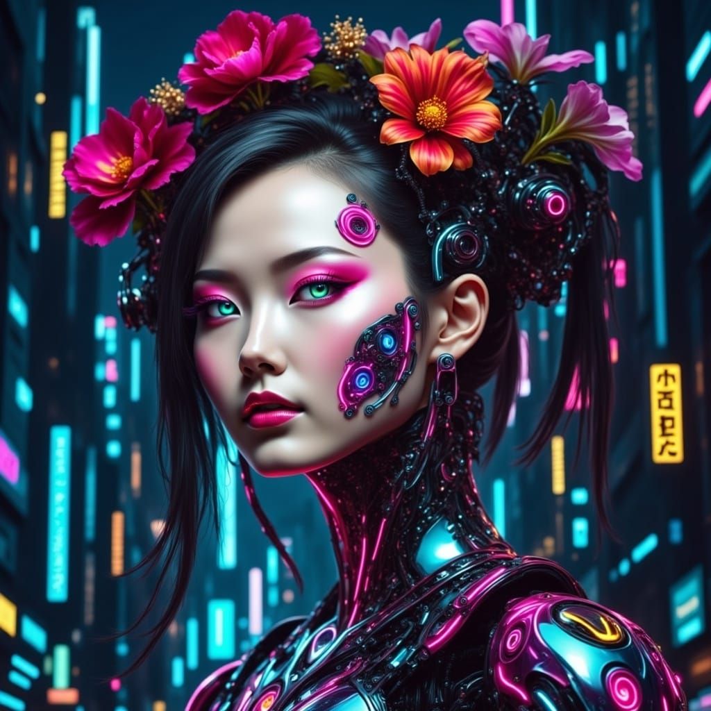 <lora:CyborgStyleFx:1.0> 